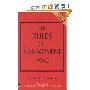 The Rules Of Management: The Definitive Code To Managerial Success (平装)