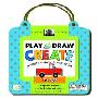 Green Start Play, Draw, Create Trucks: Reuseable Drawing & Magnet Kit (日常用品)