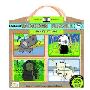 Green Start Wooden Puzzles - Animals at Home: Earth Friend Puzzles with Handy Carry & Storage Case (日常用品)