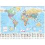 Collins World Wall Paper Map (地图)