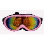 豪邦HBSports 防紫外线防雾滑雪镜(粉色镜框)YD10031