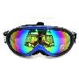 豪邦HBSports 防紫外线防雾滑雪镜(黑蓝色镜框)YD10032