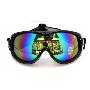 豪邦HBSports 防紫外线防雾滑雪镜(黑色镜框)YD10043