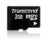 Transcend 创见 Micro SDHC Class2 2GB 黑色 存储卡