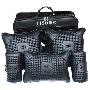 蒂索 TISO 高级精品B字抱枕五件套 TS101 黑色（设计时尚 做工精细 柔软舒适）