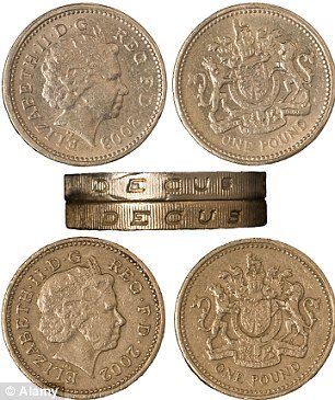 英国1英镑硬币造假严重考虑重新发行新币