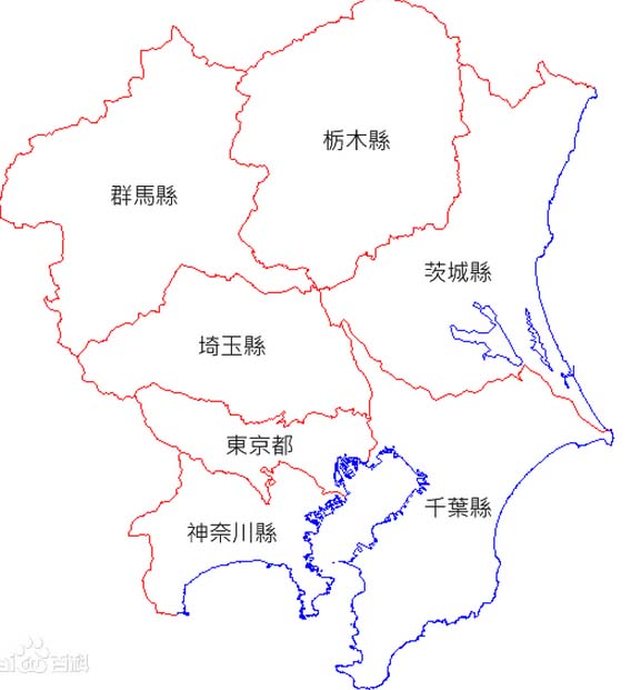 关东地区即关东地方,是指日本本州中部濒太平洋的一个地区,由茨池县