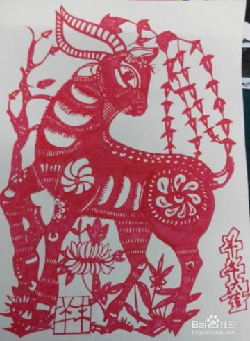 剪纸画粗来~纸艺教程