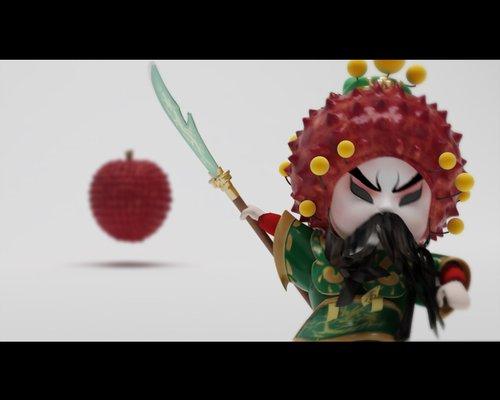 jiang su wei shi chi zi bai wan qing li da zao “ san guo li zhi tai ”( tu )